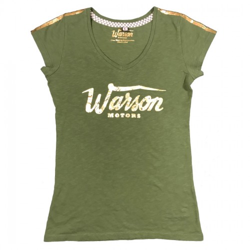 Basic Gold V-Tee Khaki