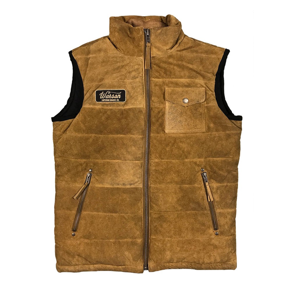 Down Vest Tan Jacket Clothes Men Warson Motors
