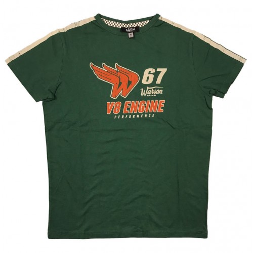 T-Shirt V8 Engine Green