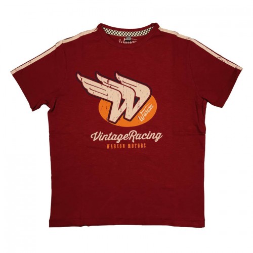 T-Shirt Vintage Racing Red