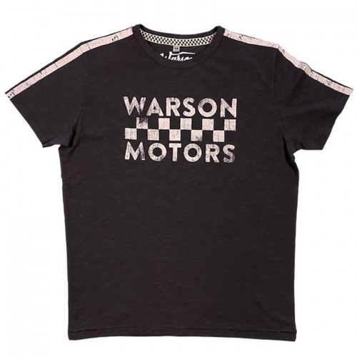 T-shirt checkered flag carbone