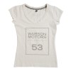 Square 53 Light Gold - T-shirt - Women - Warson Motors