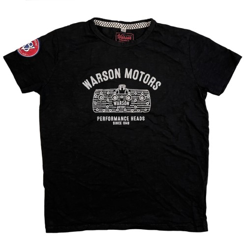 T-shirt Heads carbone - Warson Motors