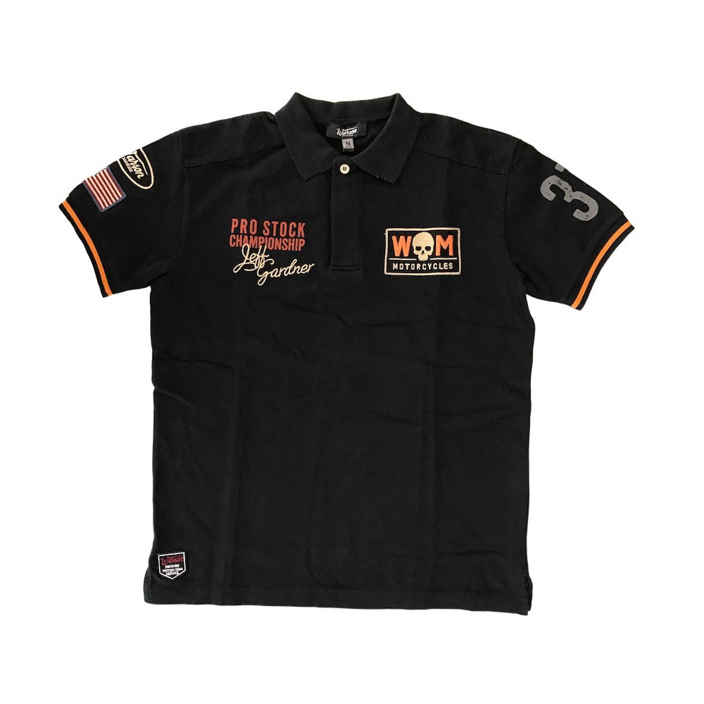 Polo Drag Race Black Men - Polos - Men - Warson Motors