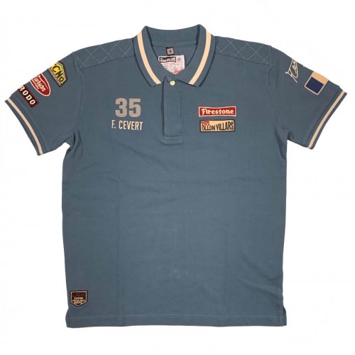 Polo François Cevert Blue Men