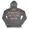 Hoodie Bonneville Women Pink-Stripe Slim