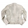 Grand-Prix Leather Woman Jacket Smoke Grey