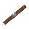 Belt Raw Vintage Square Brown