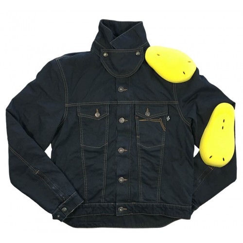 Cafe Racer Jacket Protege Blue Water Repellent