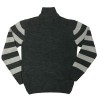 Knit Zip Jumper Carbone Grey