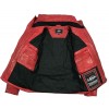 Biker Down Jacket Sheep Red Women