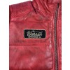 Biker Down Jacket Sheep Red Women