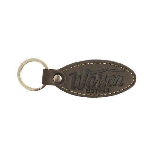 Keyring Leather Brown